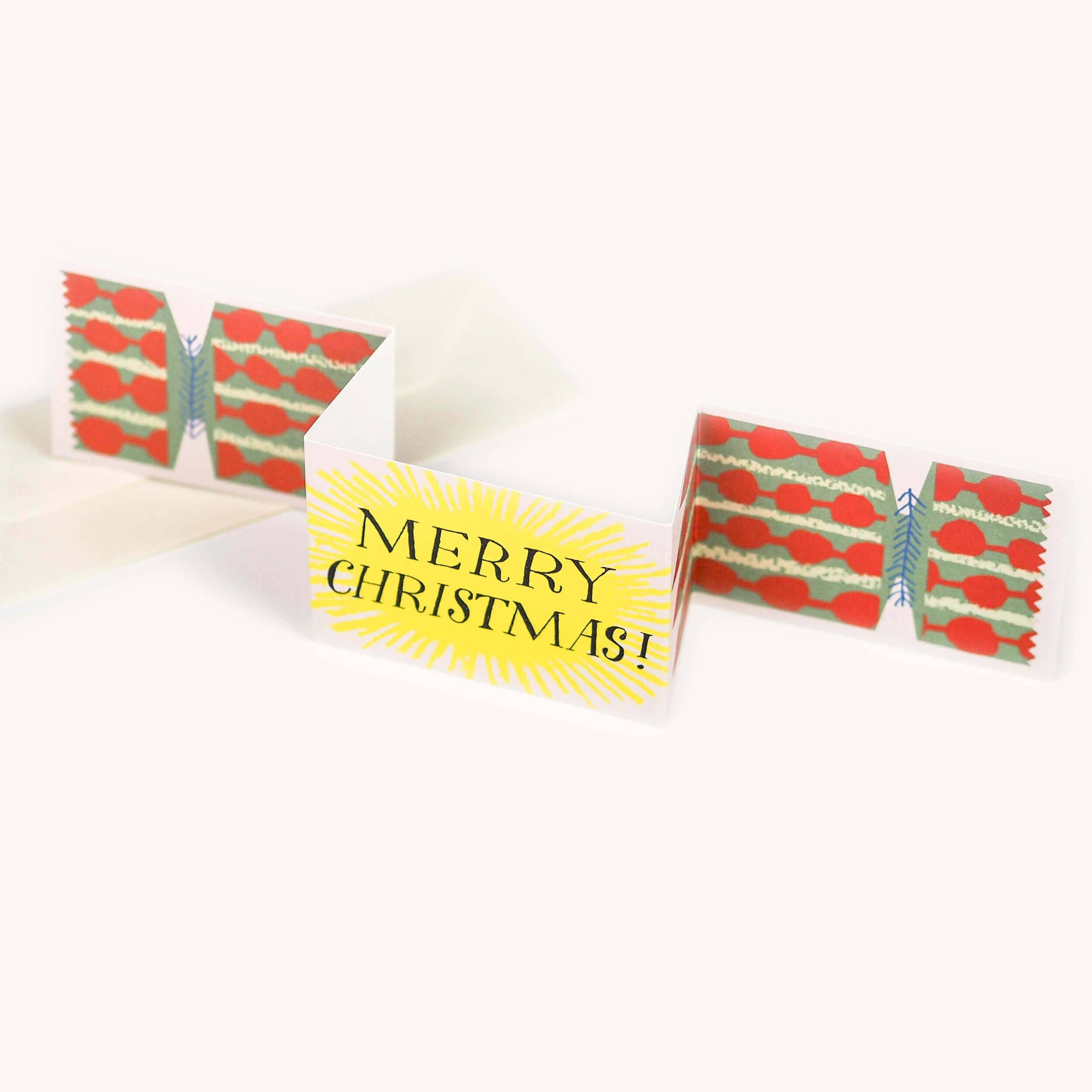 CHRISTMAS CRACKER SPLODGE CARD