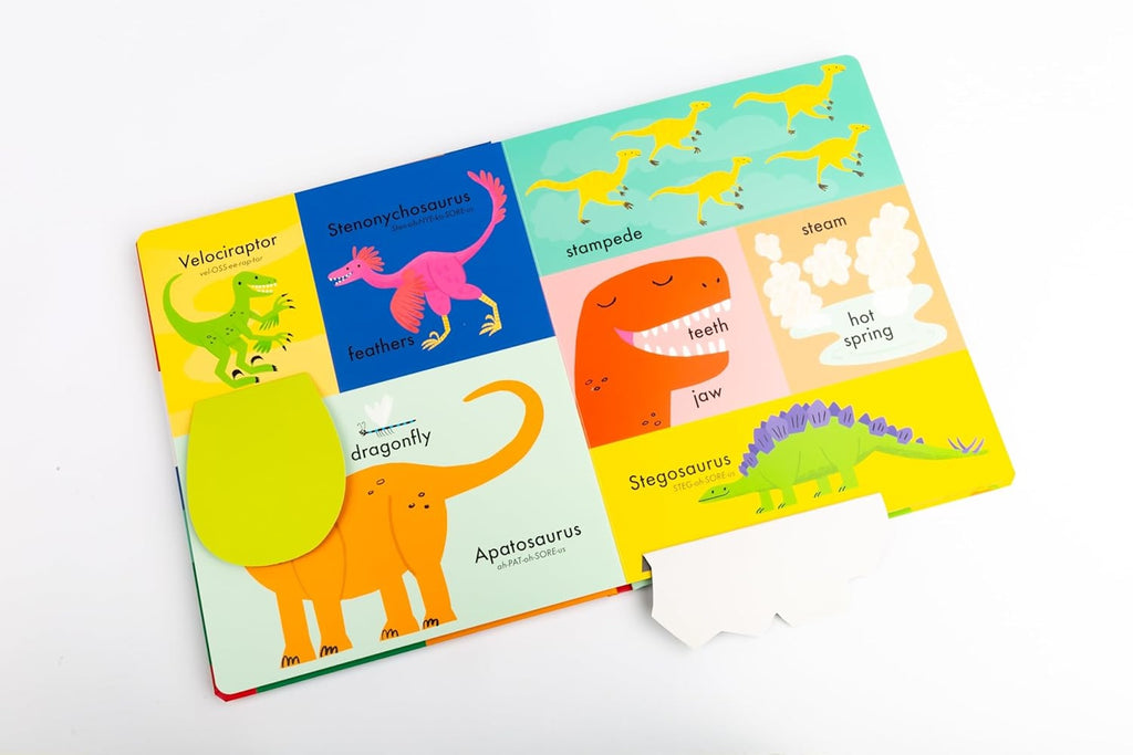 100 FIRST WORDS - DINOSAURS BOOK (2-5 YEARS)
