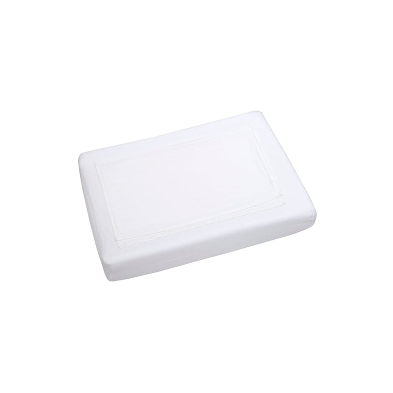 CHANGING PAD FITTED COVER - White