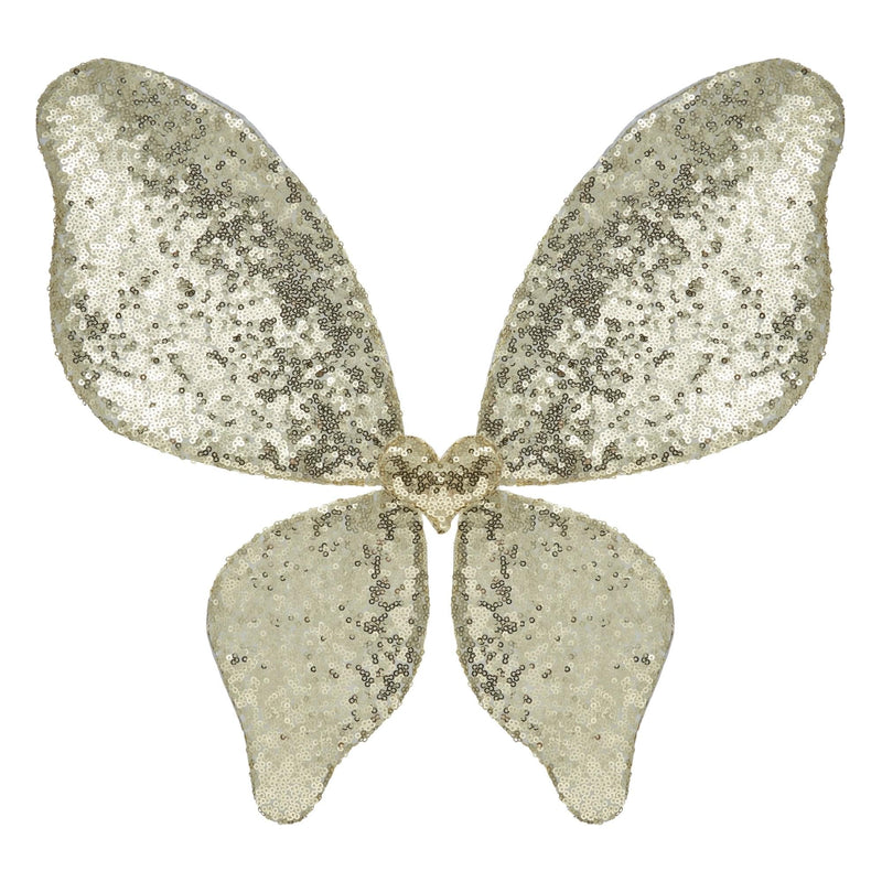 SPARKLE SEQUIN WINGS - Gold