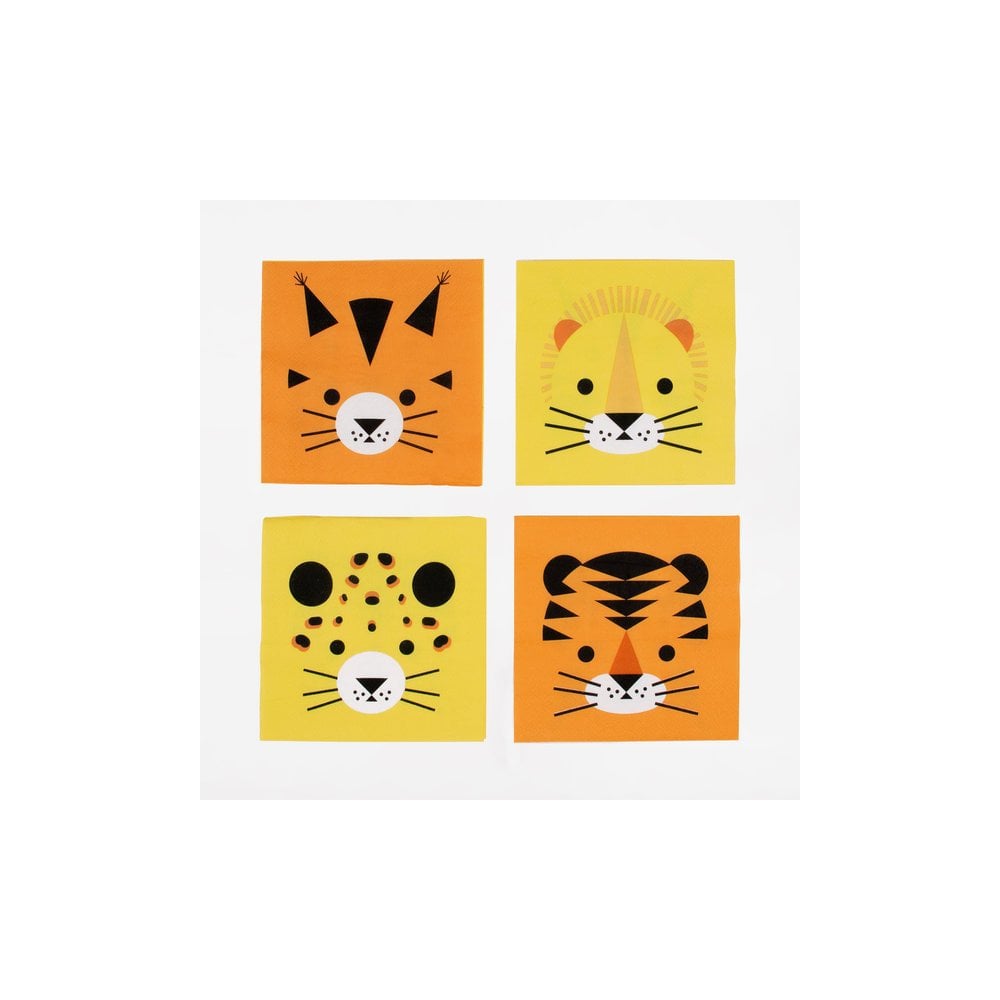 20 PAPER NAPKINS - MINI FELINES