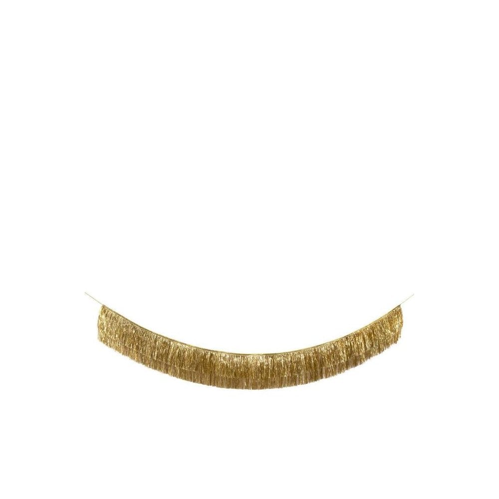 GOLD TINSEL FRINGE GARLAND