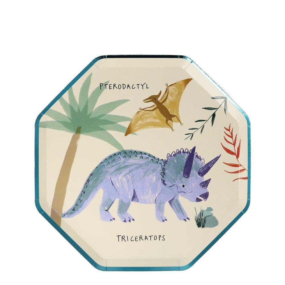 8 DINOSAUR KINGDOM SIDE PLATES