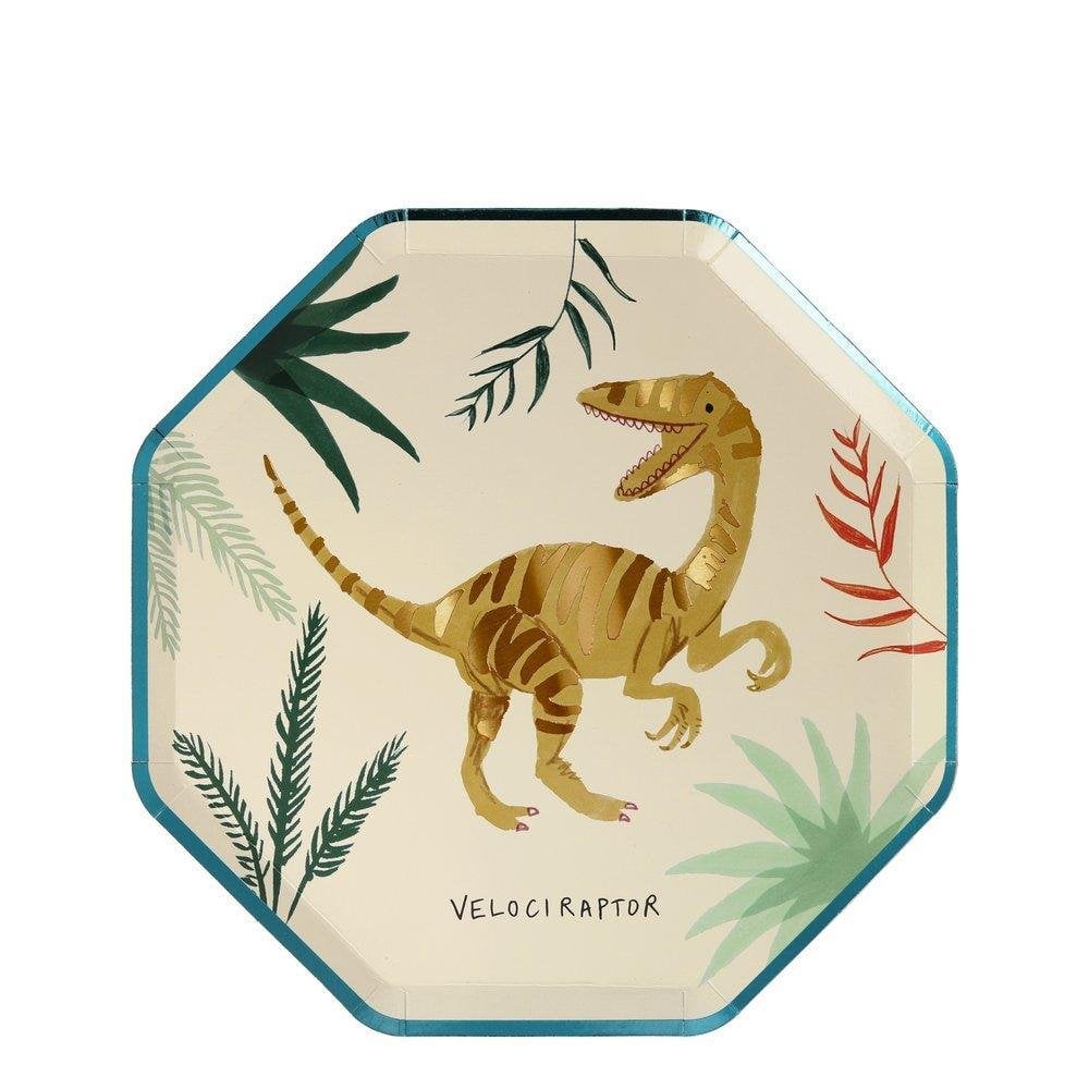 8 DINOSAUR KINGDOM SIDE PLATES