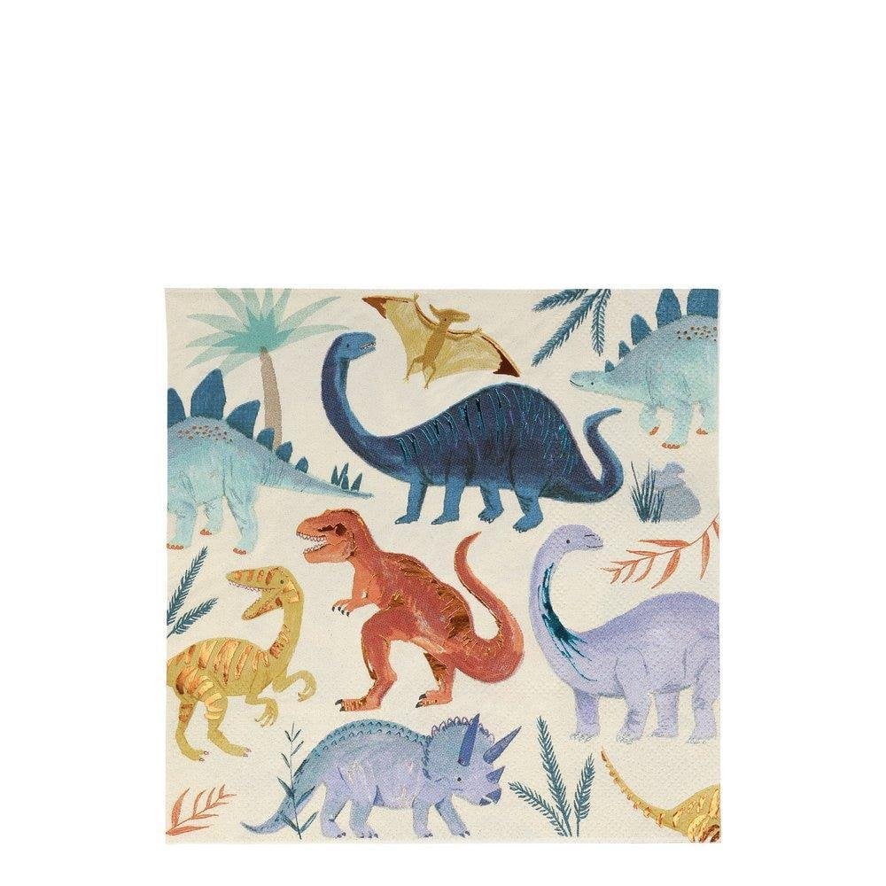 16 DINOSAUR KINGDOM NAPKINS - LARGE