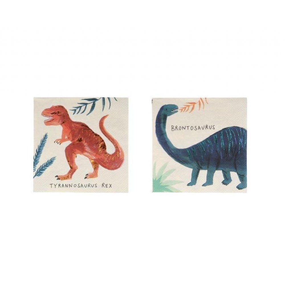 16 DINOSAUR KINGDOM NAPKINS - SMALL