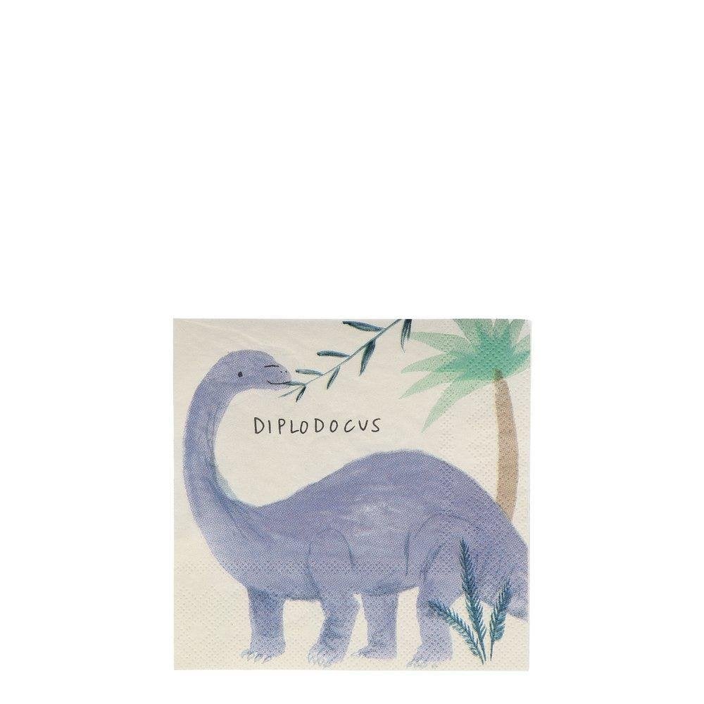 16 DINOSAUR KINGDOM NAPKINS - SMALL