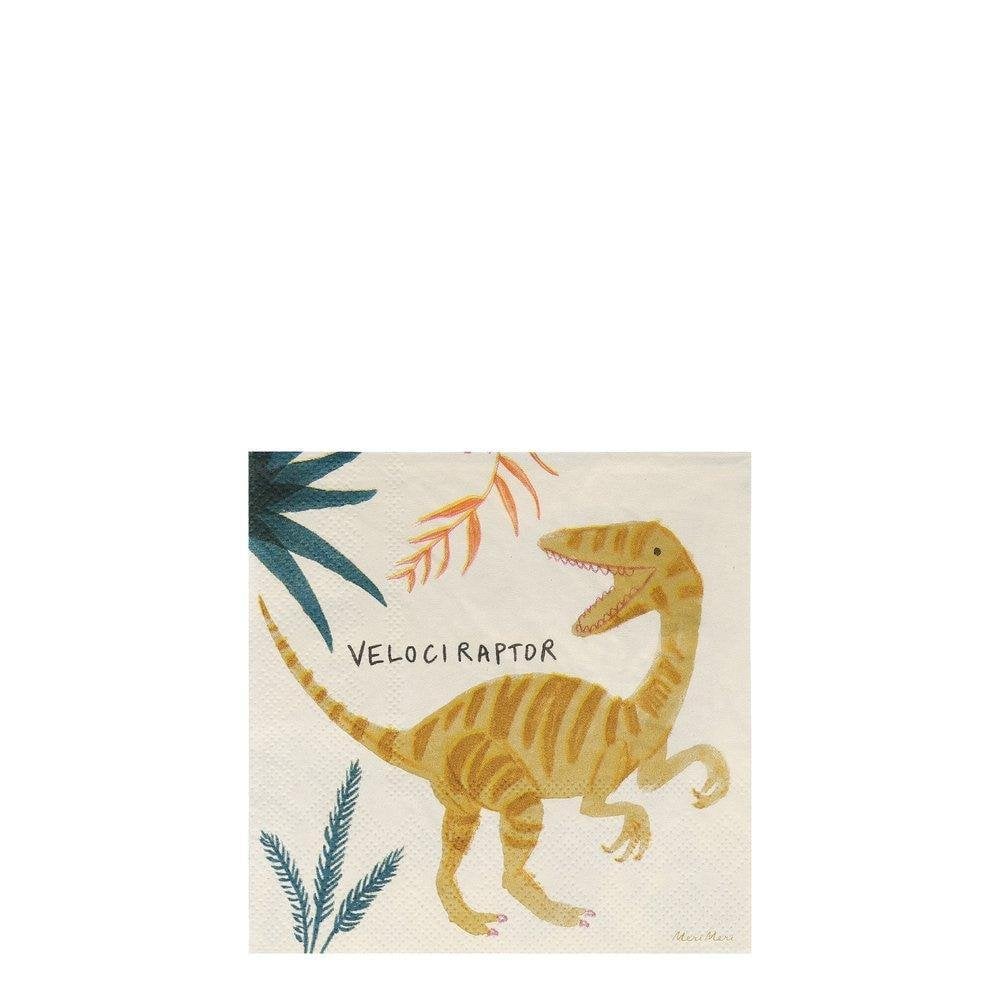 16 DINOSAUR KINGDOM NAPKINS - SMALL