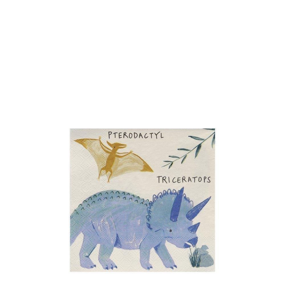 16 DINOSAUR KINGDOM NAPKINS - SMALL