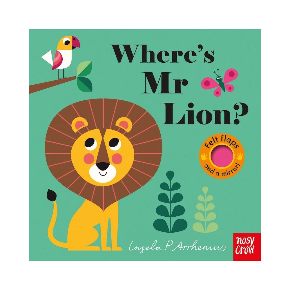 WHERE'S MR LION - FELT FLAPS (0-2 YEARS)