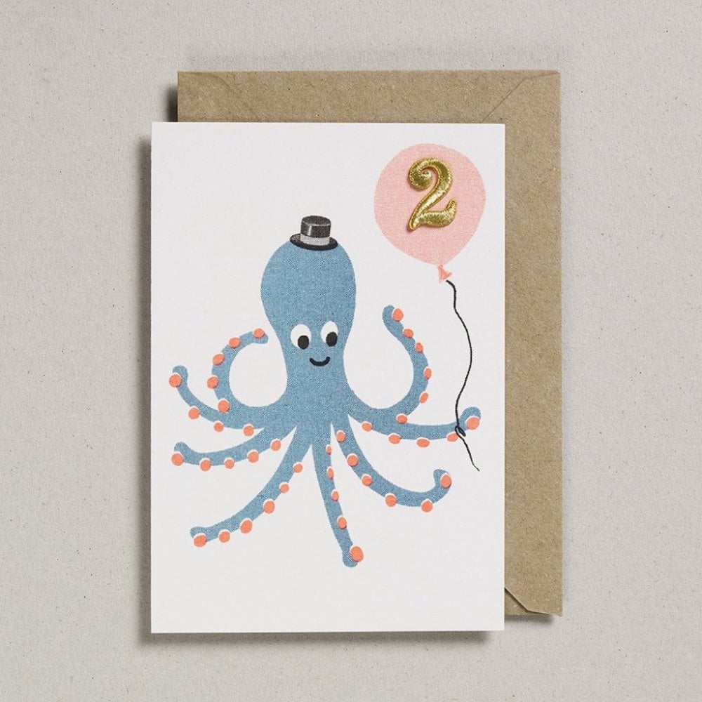 CONFETTI PETS CARD - OCTOPUS CARD AGE 2