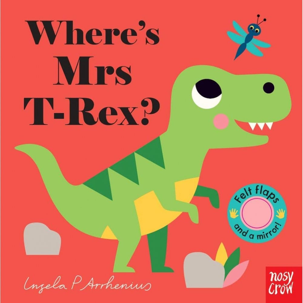 WHERE'S MRS T-REX - FELT FLAPS (0-2 YEARS)
