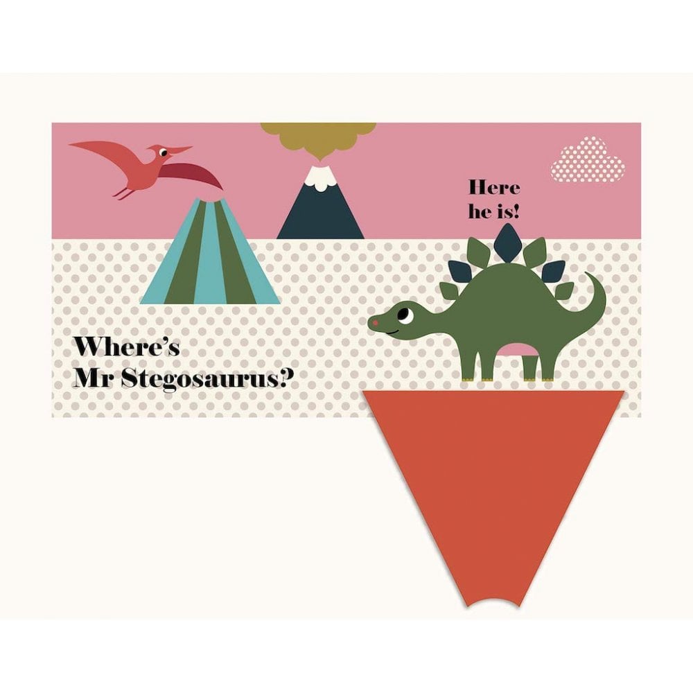 WHERE'S MRS T-REX - FELT FLAPS (0-2 YEARS)