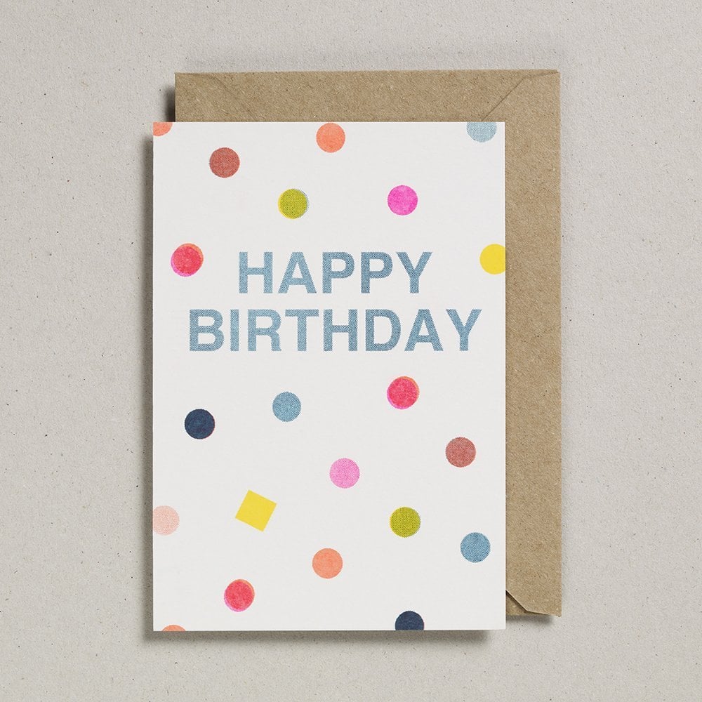 HAPPY BIRTHDAY SPOTS CARD
