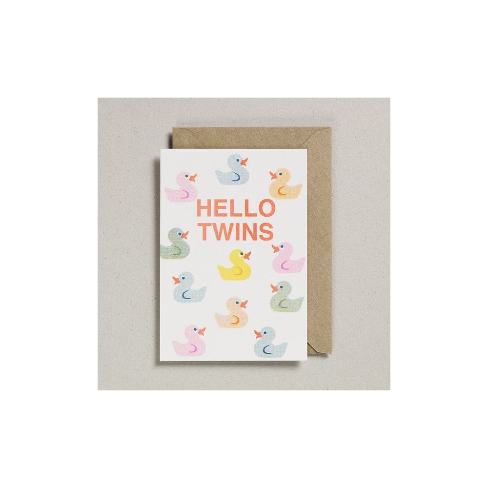 HELLO TWINS CARD