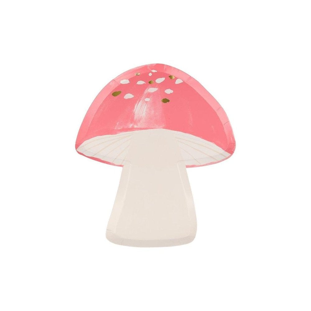 8 FAIRY TOADSTOOL PLATES