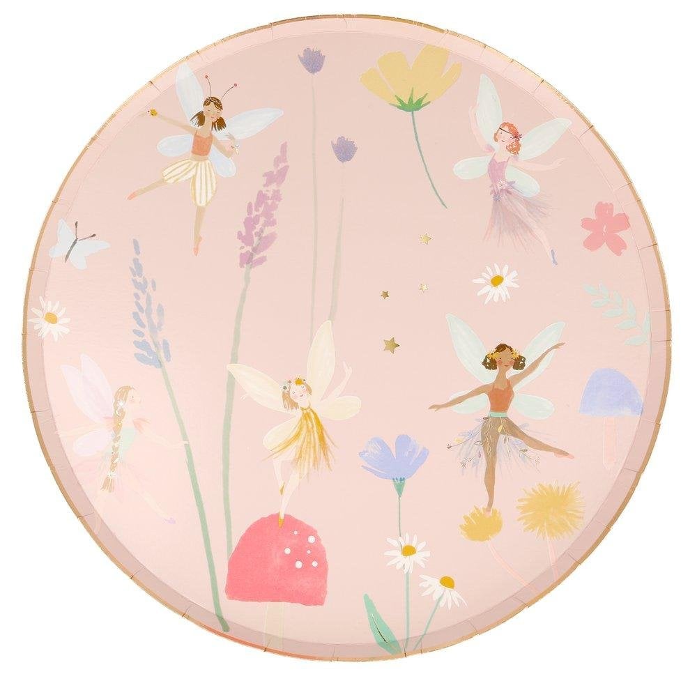 8 FAIRY DINNER PLATES