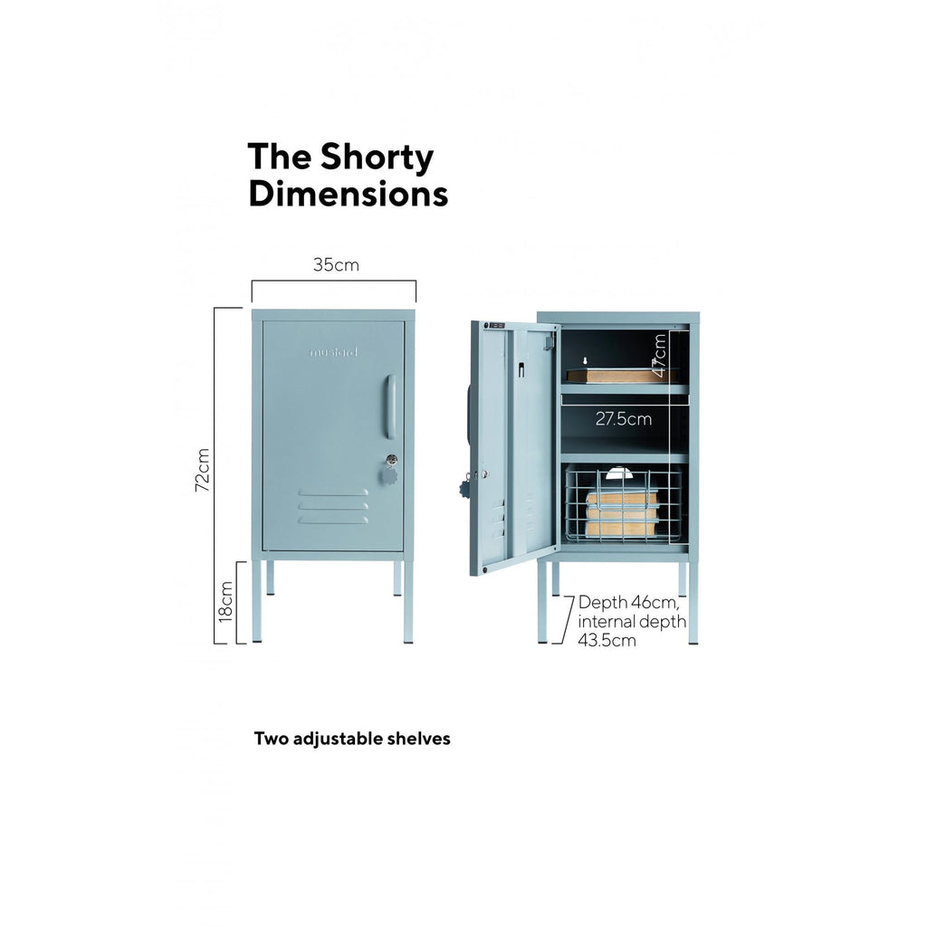 THE SHORTY LOCKER TO THE LEFT