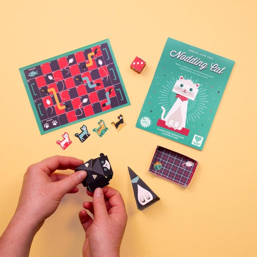 CREATE YOUR OWN NODDING CAT (AGES 5+)