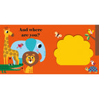 WHERE'S MR LION - FELT FLAPS (0-2 YEARS)