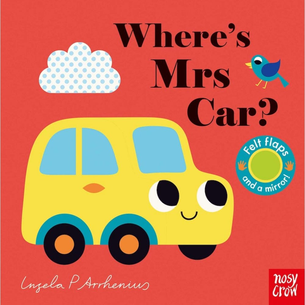 WHERE'S MRS CAR - FELT FLAPS (0-2 YEARS)