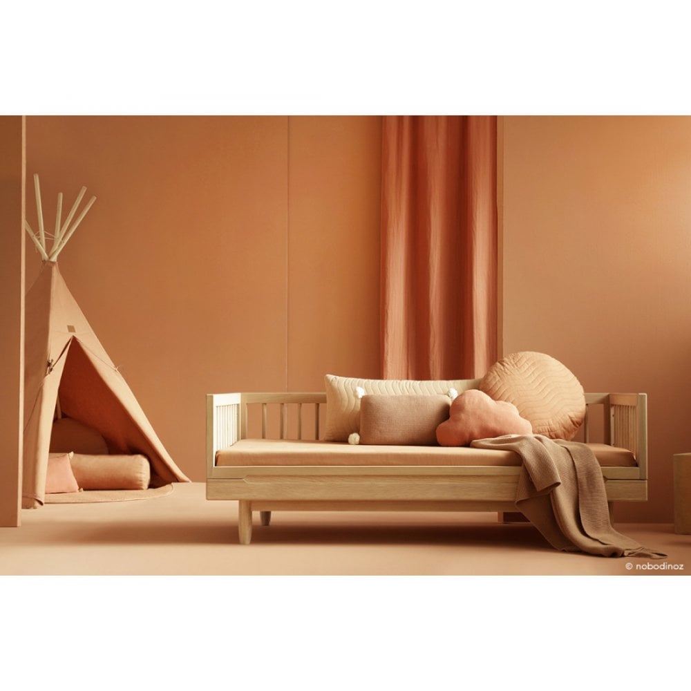 OAK WOOD JUNIOR BED - PURE