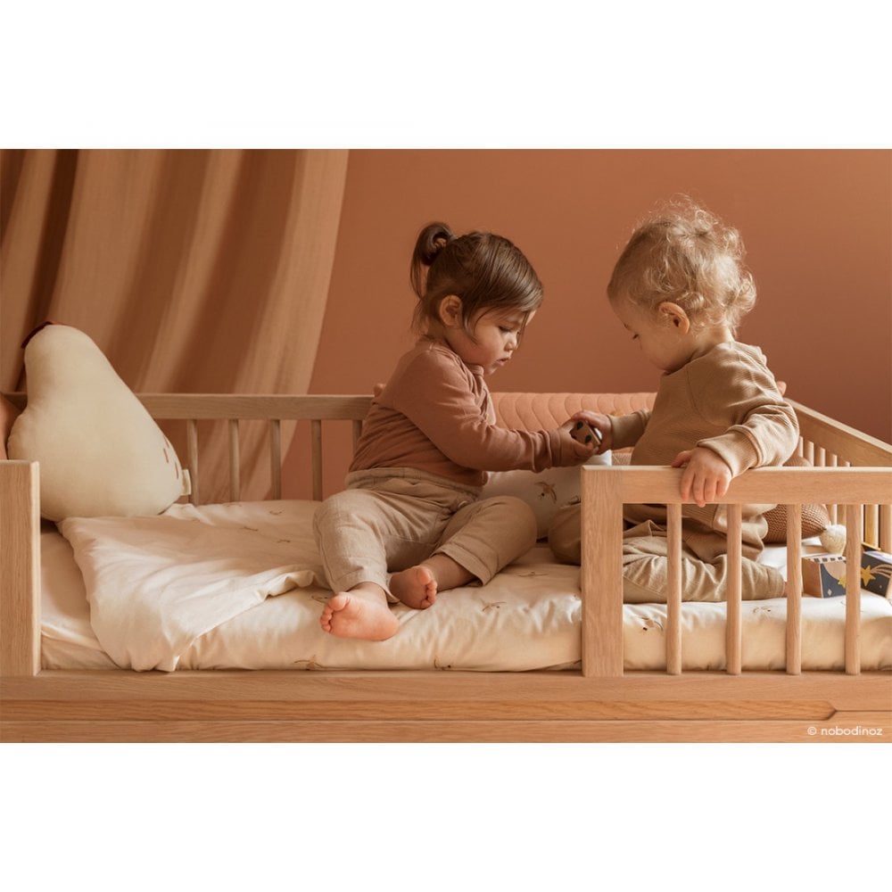 OAK WOOD JUNIOR BED - PURE