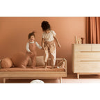 OAK WOOD JUNIOR BED - PURE