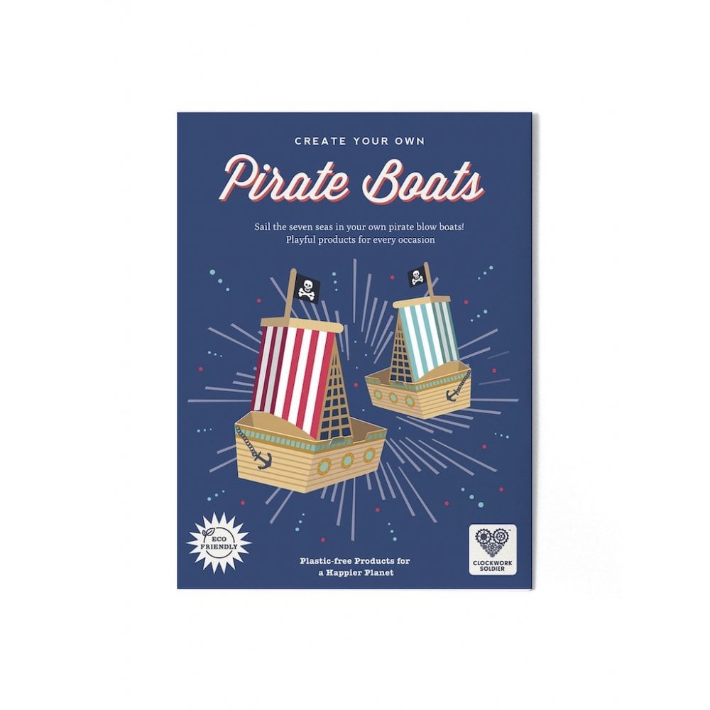 CREATE YOUR OWN PIRATE BLOW BOATS (AGES 5+)