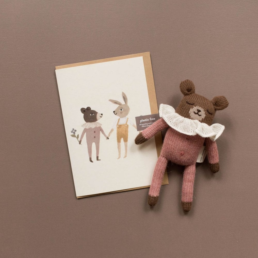 TEDDY AND BUNNY CARD