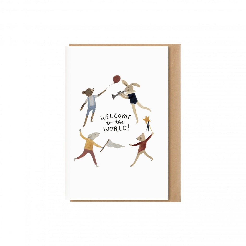 WELCOME TO THE WORLD CARD