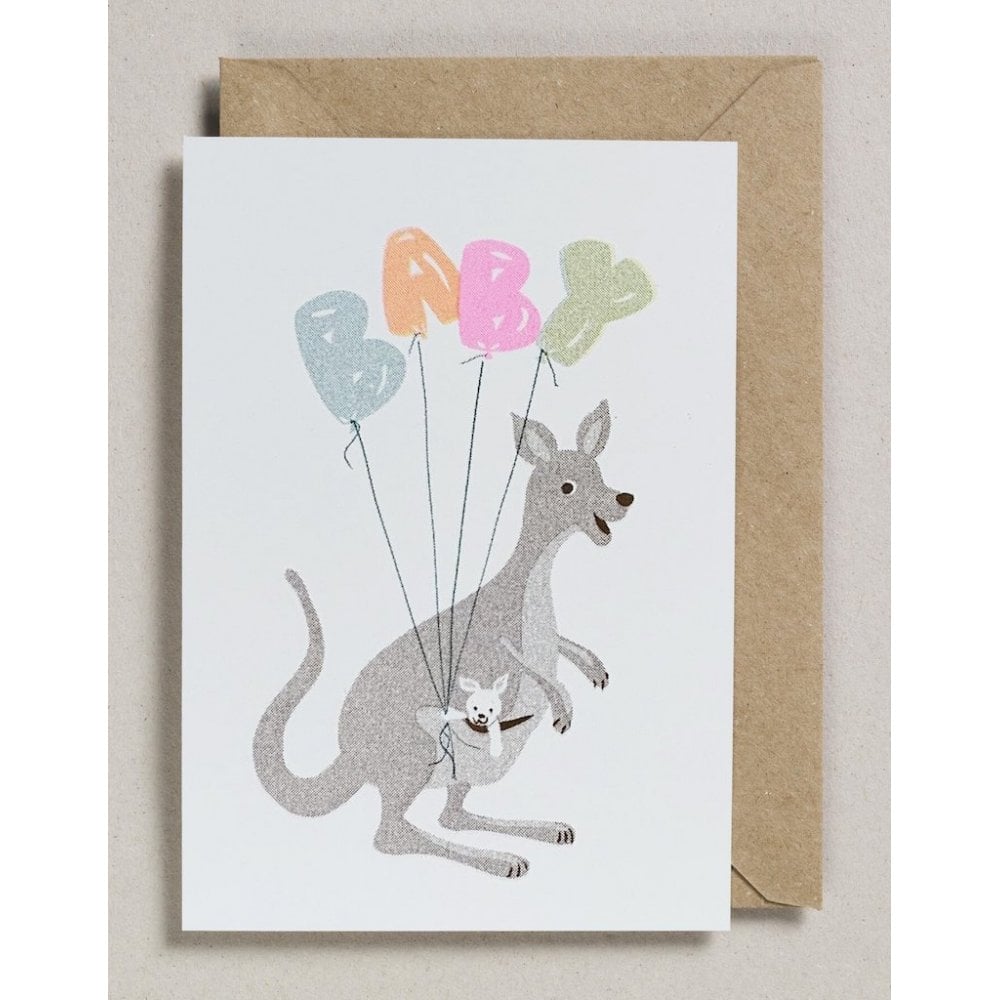 BABY CARD KANGAROO