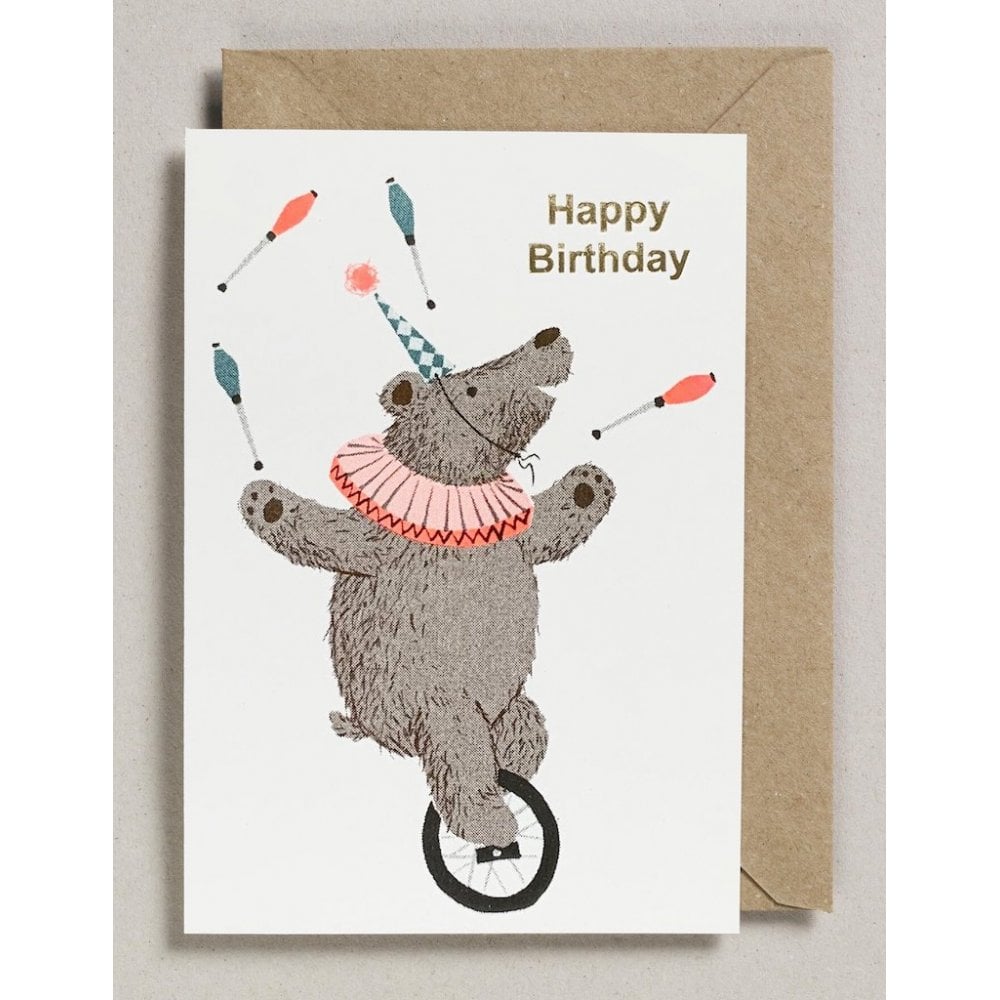 HAPPY BIRTHDAY BEAR CARD