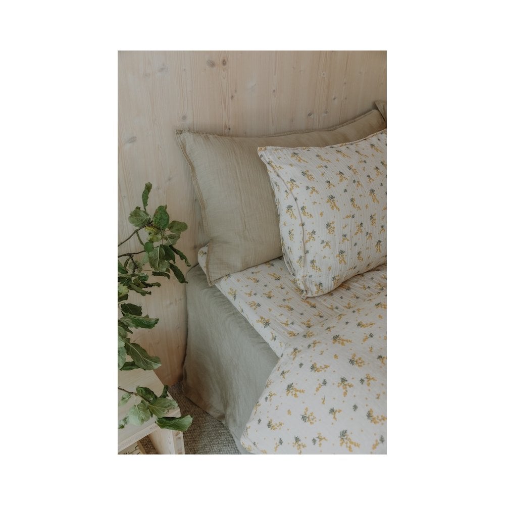 FITTED SHEET DOUBLE BED - MIMOSA