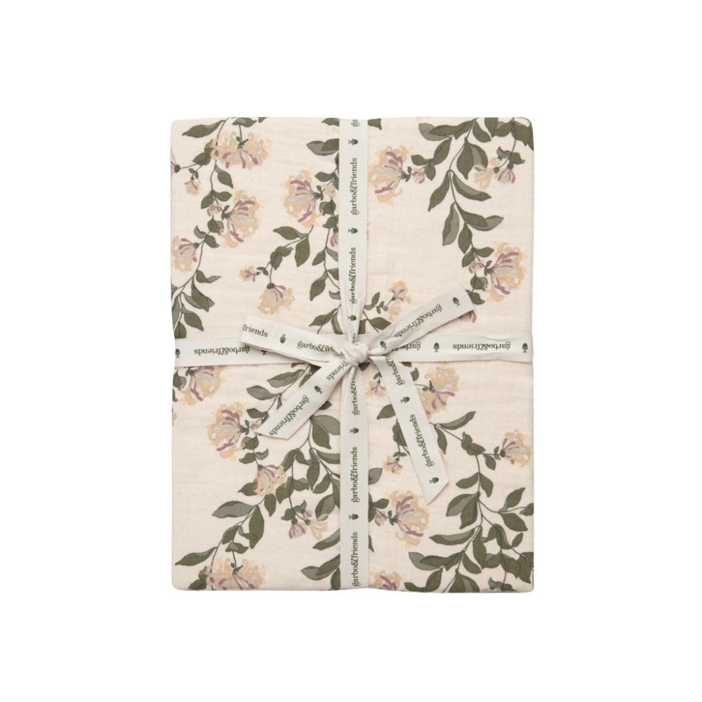 FITTED SHEET DOUBLE BED - HONEYSUCKLE