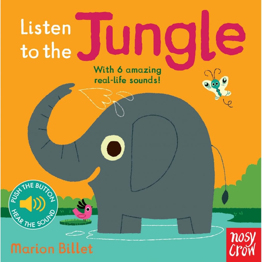 LISTEN TO THE JUNGLE - BOARD SOUND BOOK (AGES 0-2)