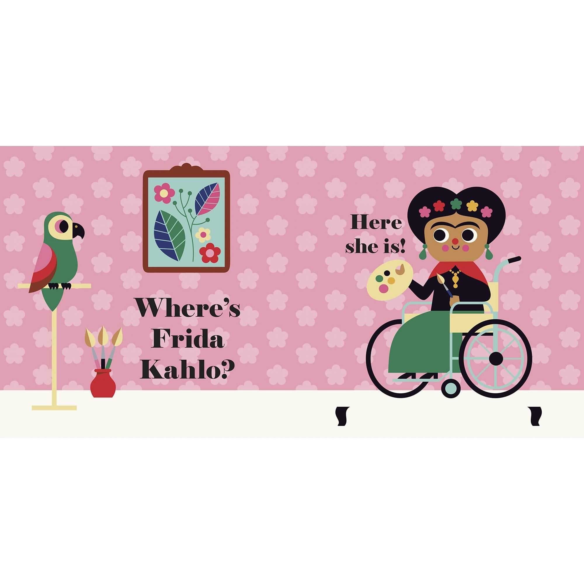 WHERE'S FRIDA KAHLO - FELT FLAPS (0-2 YEARS)