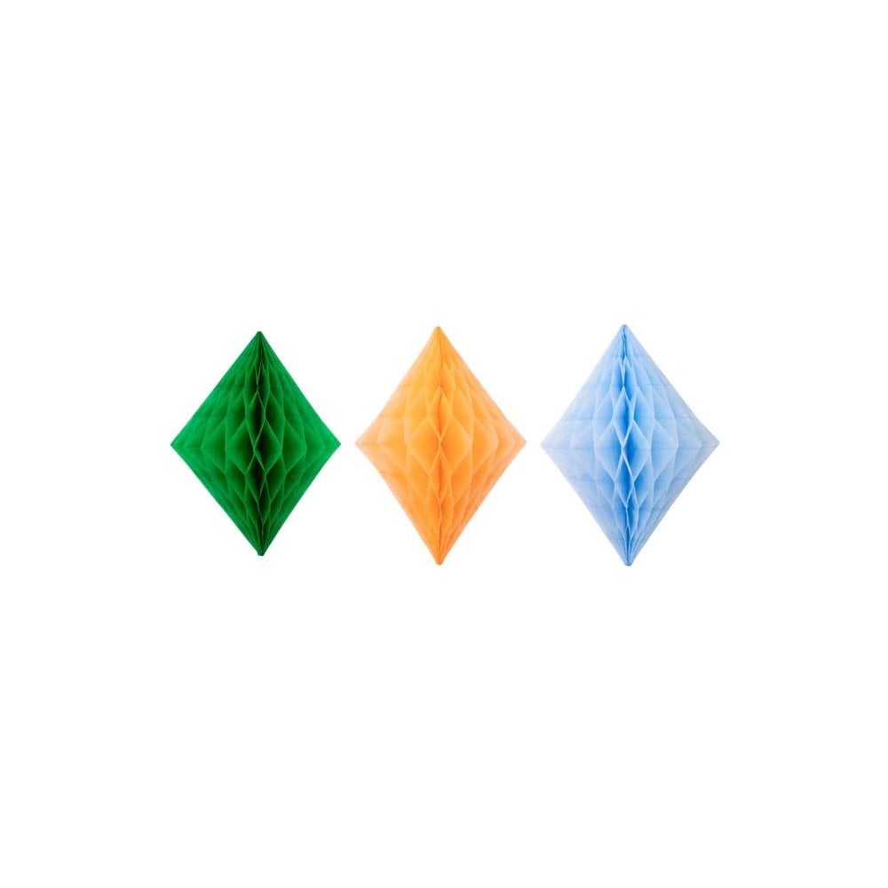 RAINBOW HONEYCOMB DECORATION KIT