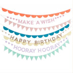 RAINBOW BIRTHDAY GARLANDS