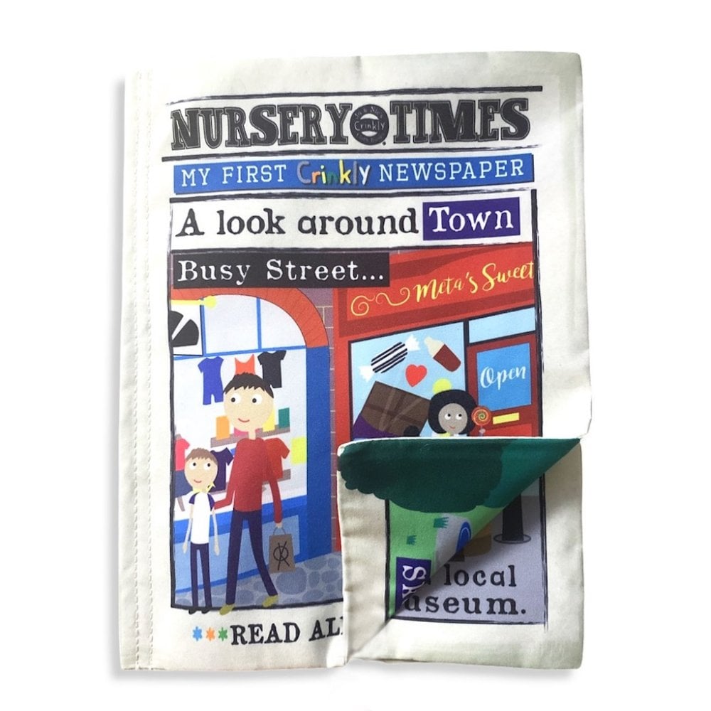 CRINKLY BOOK NEWSPAPER