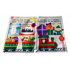 CRINKLY BOOK NEWSPAPER CHRISTMAS SHAPES