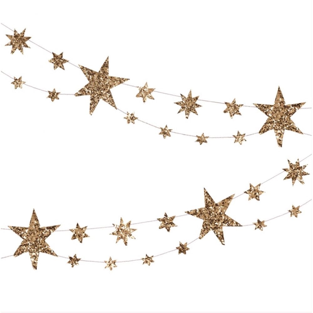 GLITTER STARS GARLAND