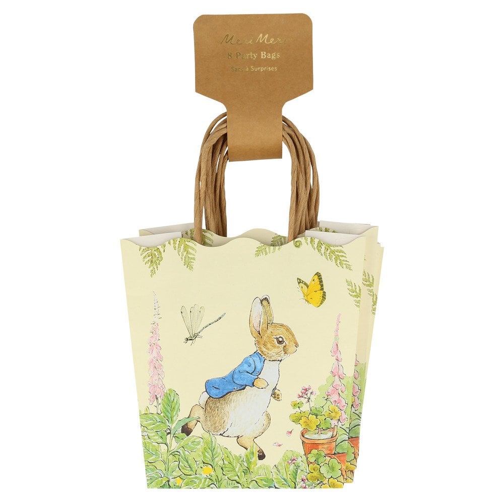8 PETER RABBIT IN THE GARDEN PARTY BAGS