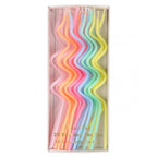 20 SWIRLY CANDLES - PASTELS