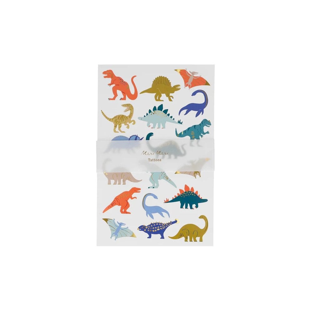 DINOSAURS TEMPORARY TATTOOS - 2 SHEETS