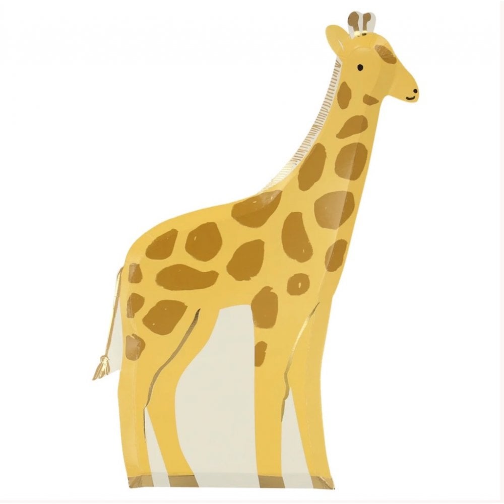 8 GIRAFFE PLATES