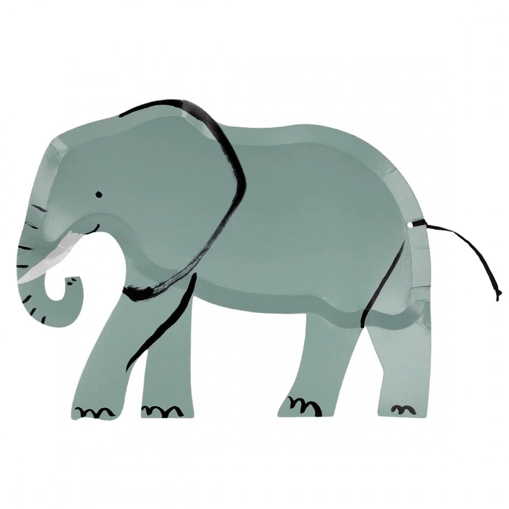 8 ELEPHANT PLATES