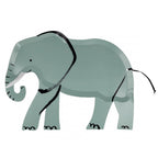 8 ELEPHANT PLATES