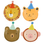 8 ANIMAL PARADE SHAPED PLATES