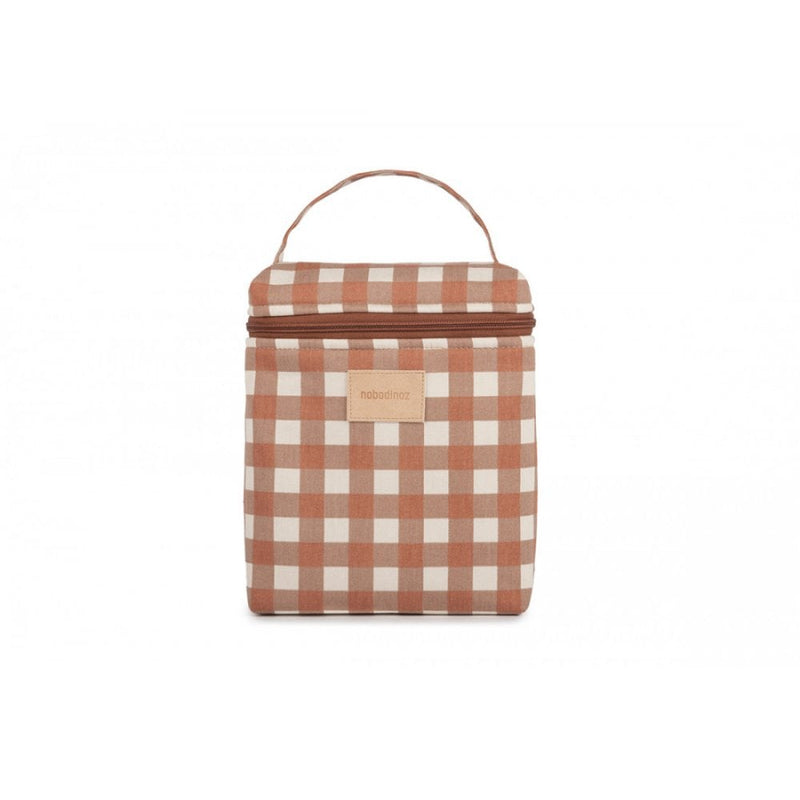 HYDE PARK INSULATED BABY BOTTLE AND LUNCH BAG - Teracotta Check